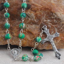 Plastic beads rosary